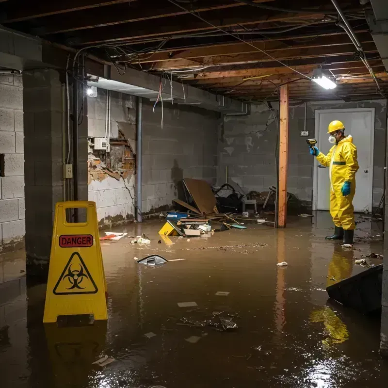 Flooded Basement Electrical Hazard in Palmer Lake, CO Property